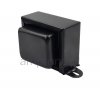 Cap transformer EI66x28 black, fully closed